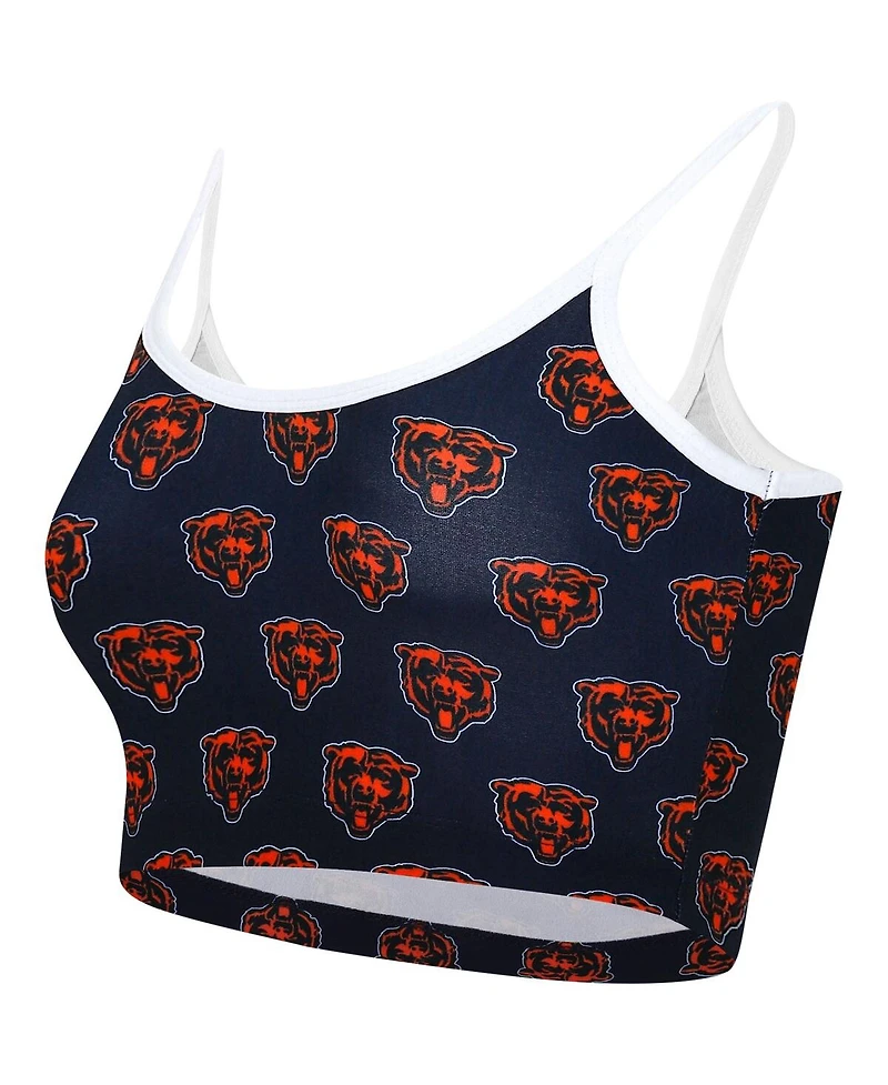 Women's Concepts Sport Navy Chicago Bears Gauge Lounge Bralette