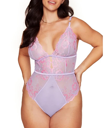 Adore Me Plus Calissa Lace Bodysuit Lingerie