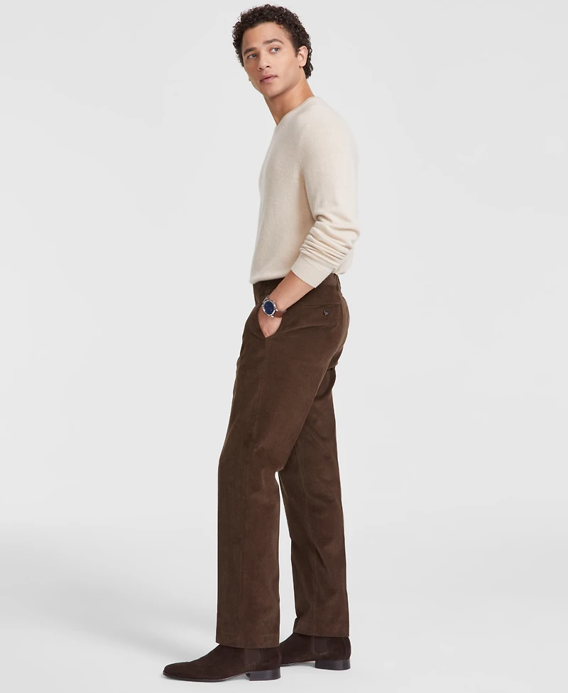 Tommy Hilfiger Men's Modern-Fit Solid Corduroy Pants