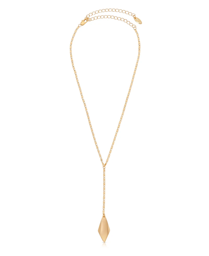 Ettika 18k Gold Plated Kite Drop Pendant Necklace