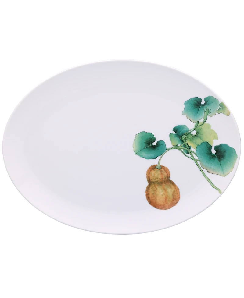 Noritake Kyoka Shunsai Oval Platter, 14.5"