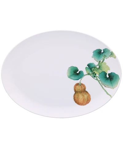 Noritake Kyoka Shunsai Oval Platter, 14.5"