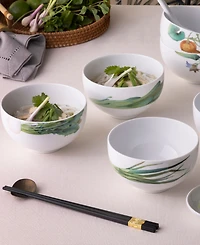 Noritake Kyoka Shunsai Bowls 21 oz Set/6