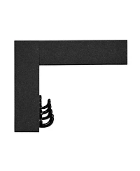 Wall Mounted Entryway Coat Rack with Decorative Ledge Shelf and Hooks