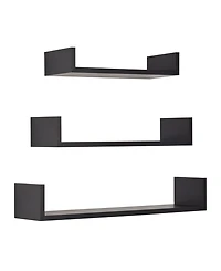 Danya B Aalto U-Shaped Floating Wall Shelves