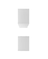 Danya B Bauhaus Floating Geometric Cubby Wall Shelves