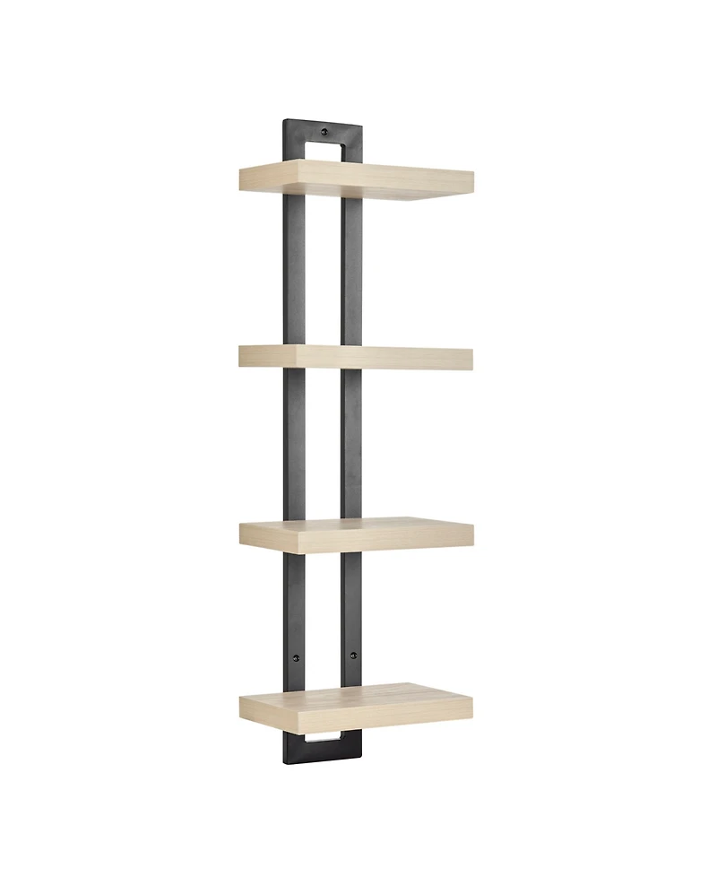 Danya B 4-Tier Ladder Bracket Floating Wall Shelves