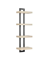 Danya B 4-Tier Ladder Bracket Floating Wall Shelves