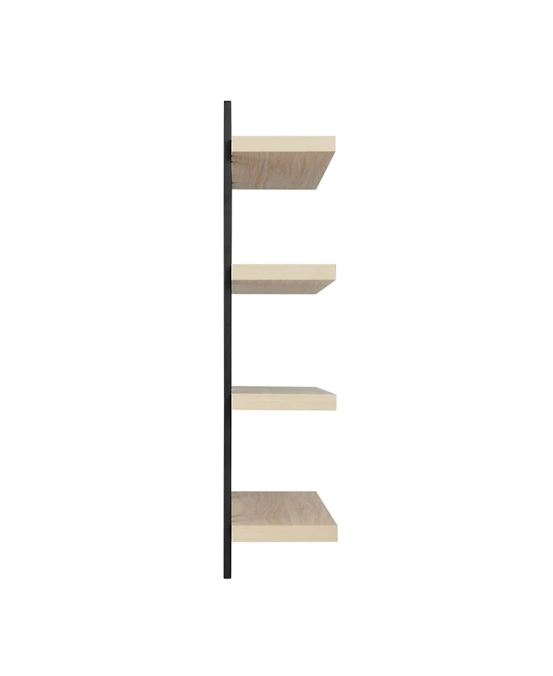 Danya B 4-Tier Floating Bracket Wall Shelf