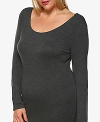 White Mark Plus Ria Dress
