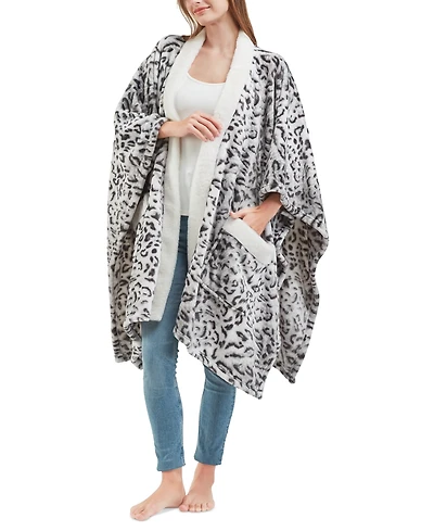 Premier Comfort Cozy Plush Printed Wrap, 50" x 70", Exclusively at Macy's