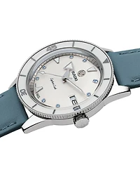 Rado Women's Swiss Automatic Captain Cook Stainless Steel Bracelet Watch 37mm Gift Set
