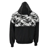 RefrigiWear Men's Camo Diamond Quilted Hooded Jacket Camouflage Winter Coat, Insulated Outdoor Gear