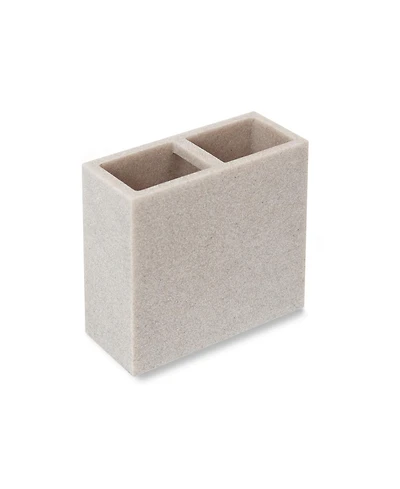 Cassadecor Dune Textured Resin Toothbrush Holder