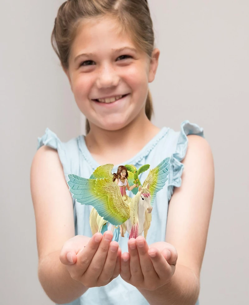 Schleich Bayala Fairy Surah with Glitter Pegasus Figurine Playset