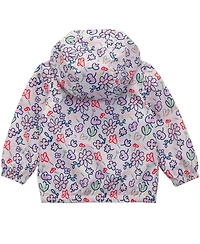 Rokka&Rolla Toddler Girls Fleece Lined Windbreaker Rain Jacket