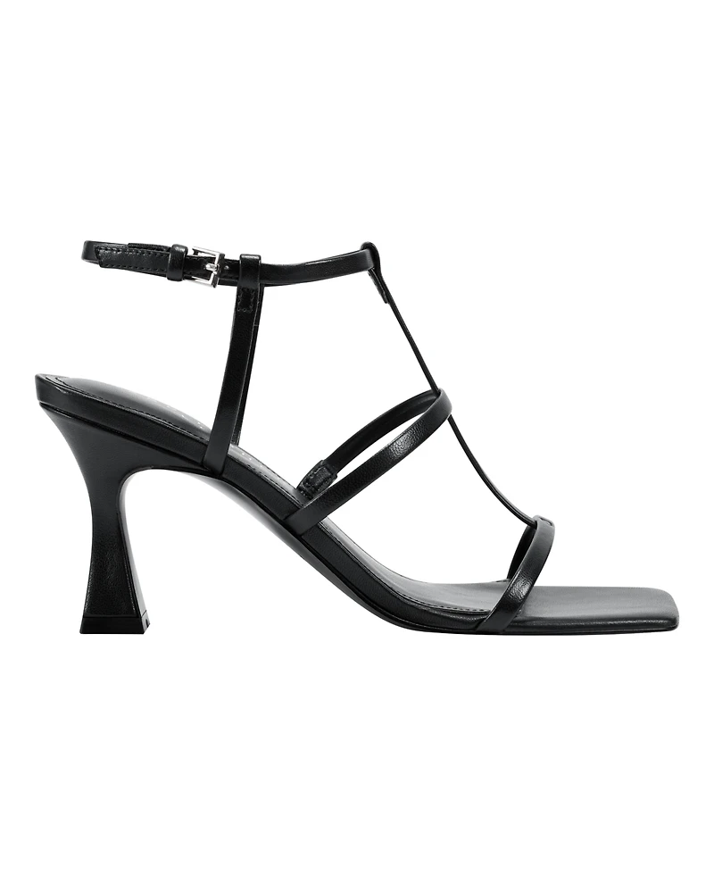Marc Fisher Ltd Women's Dennie Caged Tapered Heel Sandals