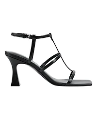 Marc Fisher Ltd Women's Dennie Caged Tapered Heel Sandals