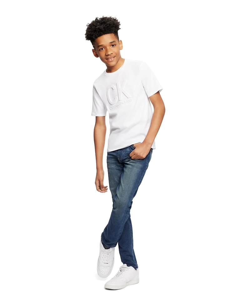 Calvin Klein Big Boys Graphic-Print Cotton T-shirt