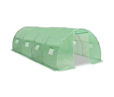 vidaXL Greenhouse 193.8 ft² 236.2"x118.1"x78.7"