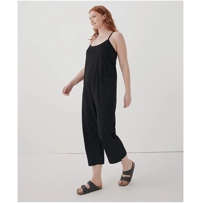 Pact Women's Organic Cotton Cool Stretch Lounge Jumpsuit