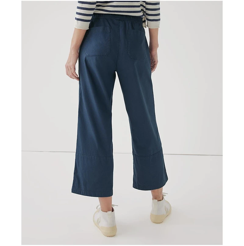Pact Women's Organic Cotton Daily Twill Crop Pant
