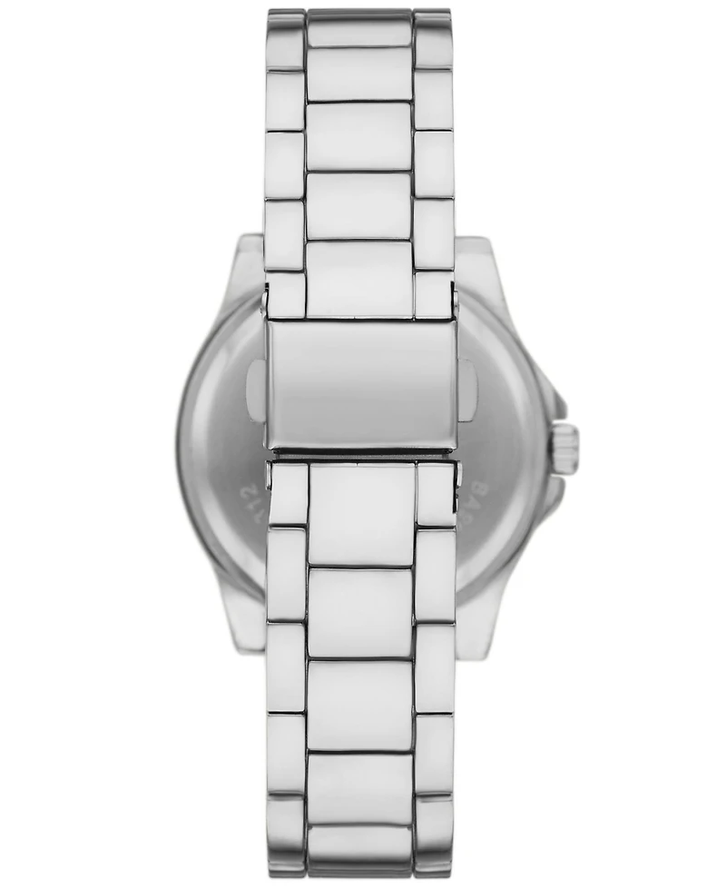 Folio Women's Three Hand Silver-Tone Alloy Watch 33mm Gift Set