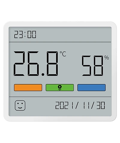 ATuMan Indoor Thermometer Hygrometer with Large Digital Date Clock