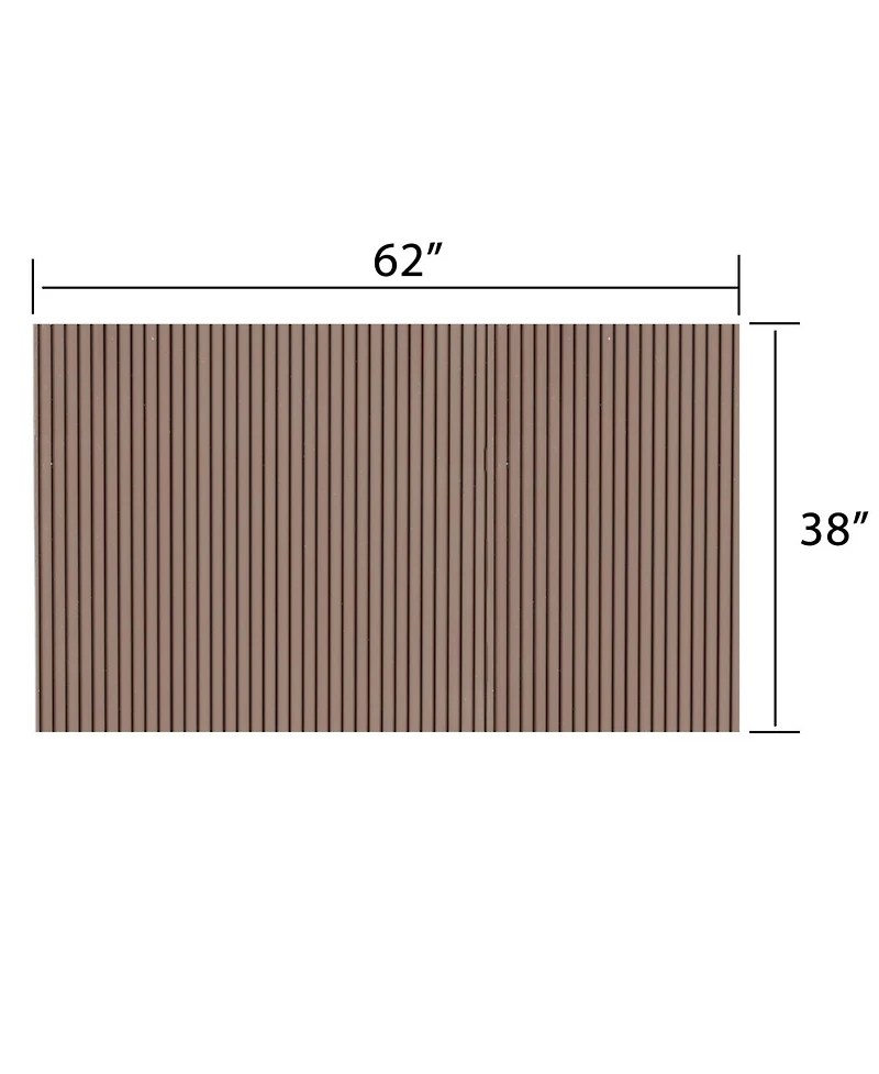 Aoodor Polycarbonate Gazebo Proof Panels Polycarbonate Sheet 6 Pieces