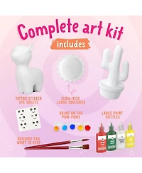 Doodle Hog Alpaca Squishies Kit | Squishy Maker Crafts for Girls Ages 8 | Paint Your Own Squishies Kit | Squishy Painting Kit | Arts and Crafts for Ki