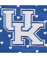 Baby Girls Royal Kentucky Wildcats Hearts Bodysuit and Headband Set
