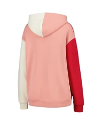 Women's Gameday Couture Red Wisconsin Badgers Hall of Fame Colorblock Pullover Hoodie