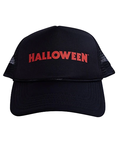 Men's and Women's Contenders Clothing Halloween Logo Trucker Hat