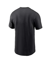 Men's Nike Black Miami Marlins Local Team Skyline T-shirt