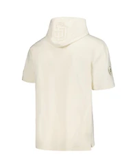 Men's Pro Standard Cream San Diego Padres Neutral Short Sleeve Pullover Hoodie
