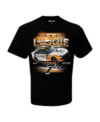 Men's Checkered Flag Sports Black Corey LaJoie Celsius Car T-shirt