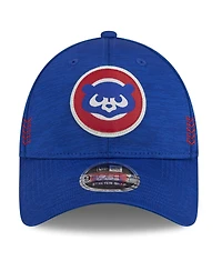 Men's New Era Royal Chicago Cubs 2024 Clubhouse 9FORTY Adjustable Hat