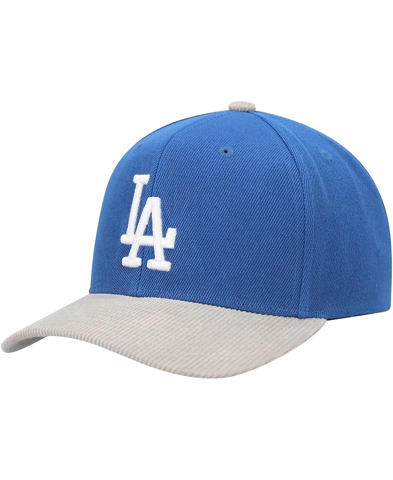 Men's Mitchell & Ness Royal Los Angeles Dodgers Corduroy Pro Snapback Hat