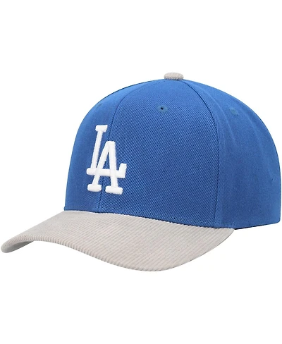 Men's Mitchell & Ness Royal Los Angeles Dodgers Corduroy Pro Snapback Hat