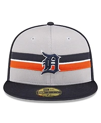 New Era Men's Gray Detroit Tigers 2024 Batting Practice 59FIFTY Fitted Hat