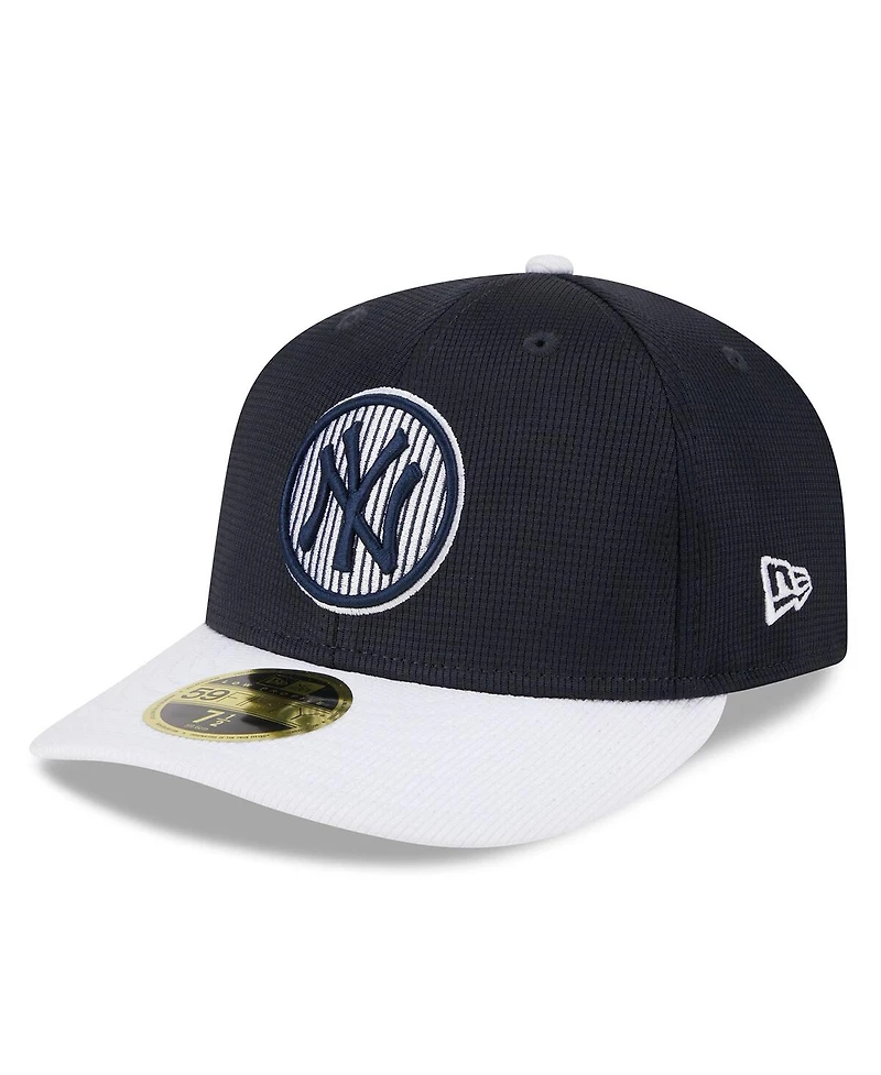 Men's New Era Navy York Yankees 2024 Batting Practice Low Profile 59FIFTY Fitted Hat