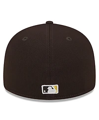 Men's New Era Brown San Diego Padres 2024 Batting Practice Low Profile 59FIFTY Fitted Hat