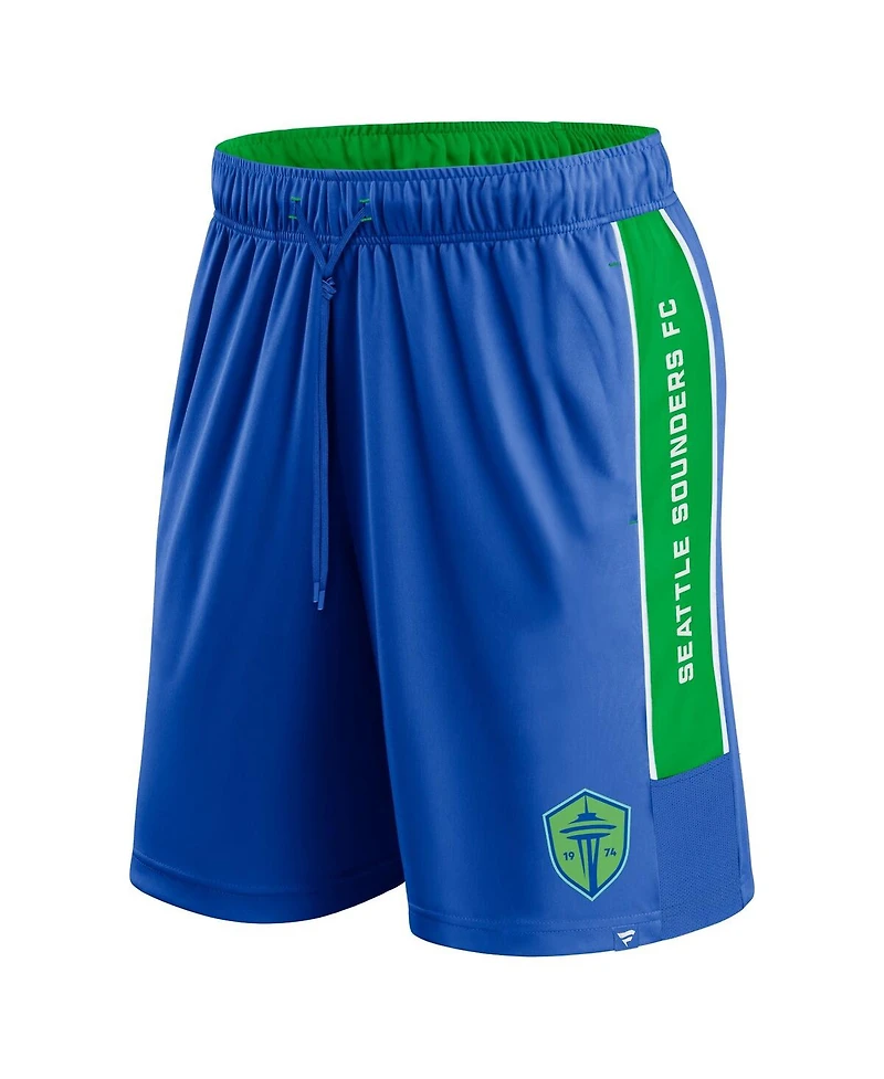 Men's Fanatics Royal Seattle Sounders Fc Corner Kick Shorts