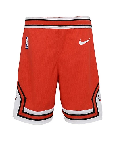 Little Boys and Girls Nike Red Chicago Bulls Icon Replica Shorts