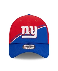 Men's New Era Red, Royal York Giants 2023 Sideline 39THIRTY Flex Hat