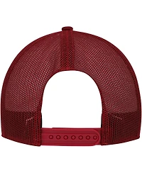 Men's '47 Brand White, Cardinal Arkansas Razorbacks Freshman Trucker Adjustable Hat
