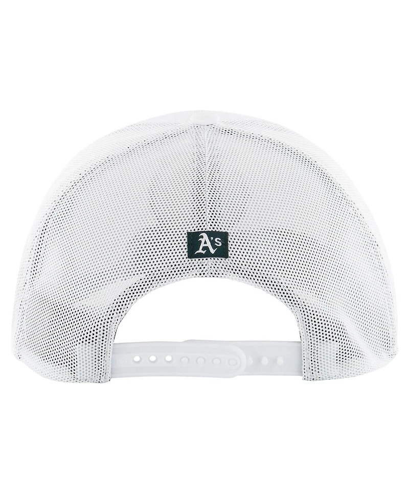 Men's '47 Brand White Oakland Athletics Fairway Trucker Adjustable Hat