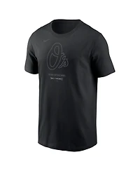 Men's Nike Black Baltimore Orioles City Connect Large Logo T-shirt
