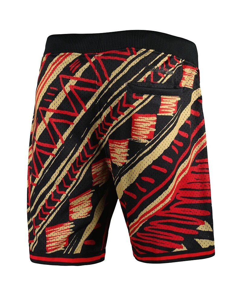 Men's Mitchell & Ness Black Atlanta United Fc Tribal Fashion Shorts