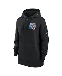 Women's Nike Black Tennessee Titans 2023 Nfl Crucial Catch Club Pullover Hoodie